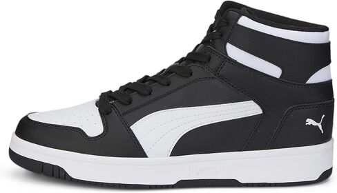 PUMA Men's Rebound Layup Sneaker, Dark Myrtle Black White, 12 in Saudi Arabia