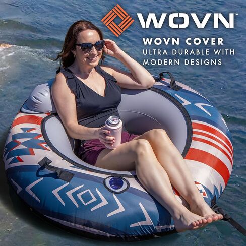 GoSports WOVN River Tubes with Premium Canvas Covers - Choose Your Style - Heavy Duty Floats for Rivers, Lakes, & Pools in Saudi Arabia