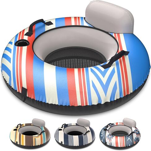 GoSports WOVN River Tubes with Premium Canvas Covers - Choose Your Style - Heavy Duty Floats for Rivers, Lakes, & Pools in Saudi Arabia