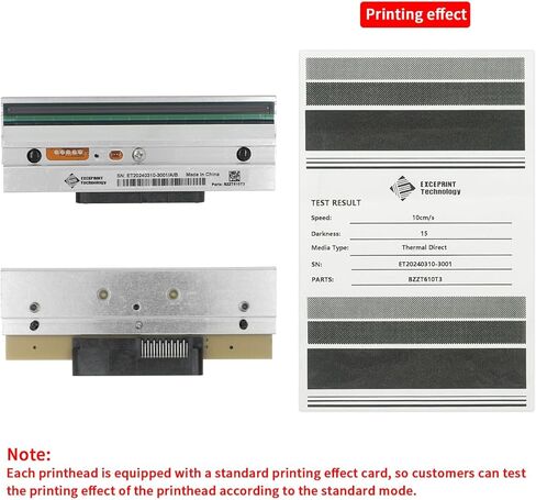 P1083320-011 New Printhead for Zebra ZT610 Thermal Barcode Label Printer 300dpi - Spare Part/Replacement Printhead Compatible with Zebra ZT610 in Saudi Arabia