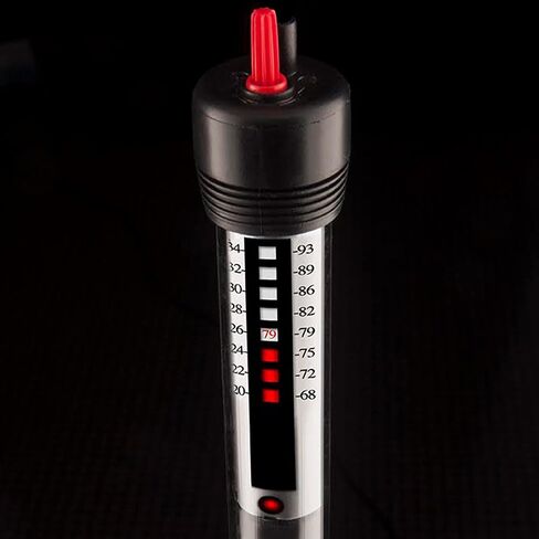 Aquatop 300W Aquarium Submersible Close-درجة حرارة قابلة للتعديل 68-93 درجة فهرنهايت-خزانات الأسماك التي تصل إلى 75 جالون-للمياه العذبة والمياه المالحة-GH-300 in Kuwait