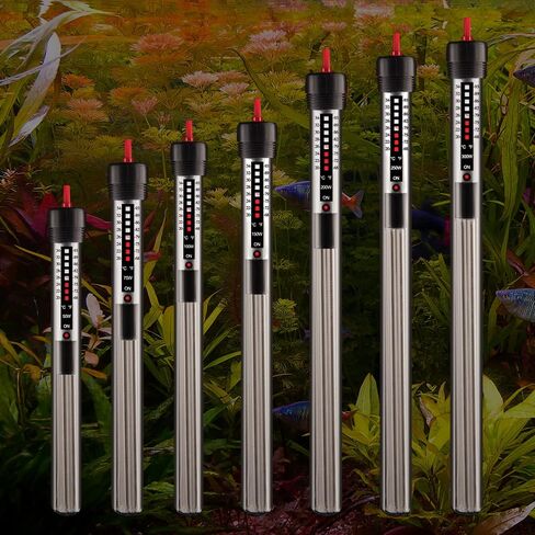 Aquatop 300W Aquarium Submersible Close-درجة حرارة قابلة للتعديل 68-93 درجة فهرنهايت-خزانات الأسماك التي تصل إلى 75 جالون-للمياه العذبة والمياه المالحة-GH-300 in Kuwait