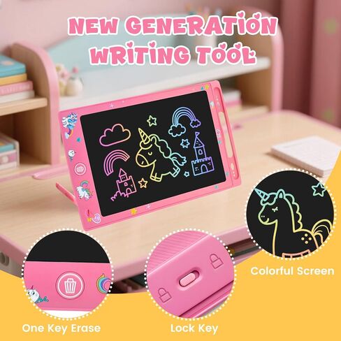 2 Pack LCD Writing Tablet for Kids, Erasable and Reusable Toddler Doodle Board in 8.5 inch, Ideal Educational Drawing Pad for Learning Toy for Ages 3-8 Gifts for Girls Boys in Saudi Arabia