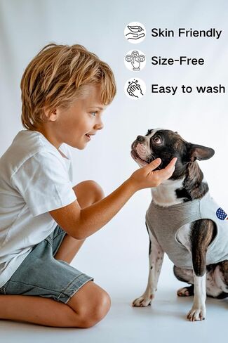 4th of July Dog Outfit Independence Day Dog Shirt Red White and Woof Funny Holiday Pet Clothes in Kuwait