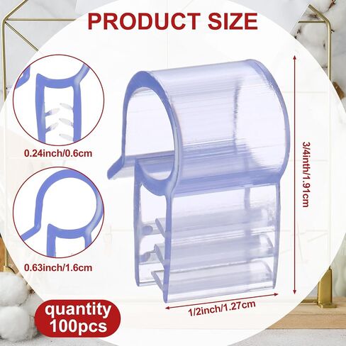 Kathfly 100 PCS Gridwall حامل علامة مقطع 1 بوصة سلك الرف تسمية مقطع على بطاقة العلامة عرض الشبكات لرفوف الرف in Kuwait