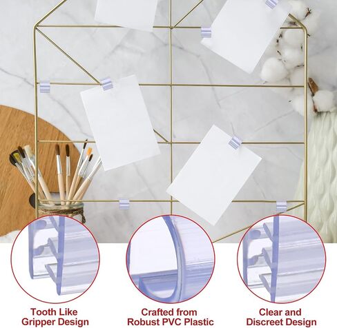 Kathfly 100 PCS Gridwall حامل علامة مقطع 1 بوصة سلك الرف تسمية مقطع على بطاقة العلامة عرض الشبكات لرفوف الرف in Kuwait