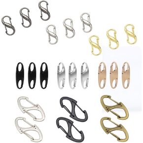 DZPQO 24 Anti-Theft Zipper Clips Combo - Perfect for Securing Luggage, Backpacks & Purses; Ideal for Travel & Outdoor Activities
