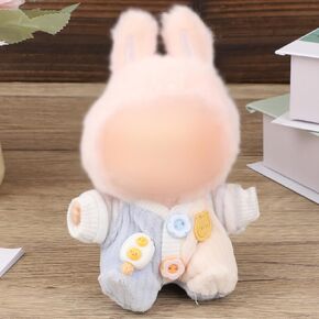 Doll Clothes, Lovely Toy Clothes for 5.9in Dolls Elastic Soft Toy Outfits Accessories for Decoration Display