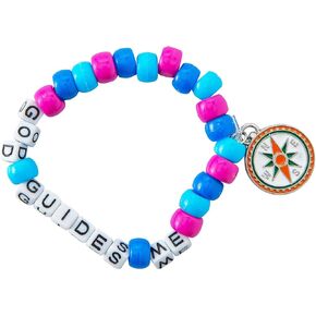 Fun Express 3" Great North VBS Pony Bead Bracelet Craft Kit - Makes 12, Vacation Bible School Supplies