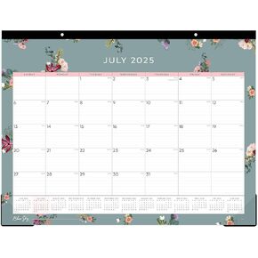 2025-2026 Blue Sky Monthly Desk Pad Planning Calendar, 22" x 17", Greta, July 2025 To June 2026, 136476