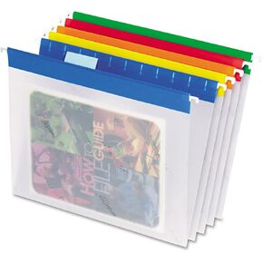 Pendaflex 55708 مجلدات ملفات معلقة من البوليستر، 1/5 علامة تبويب، حرف، ألوان متنوعة (صندوق من 25)