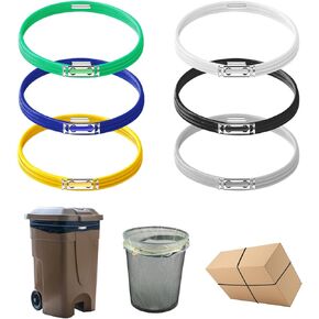 12 Pcs Trash Can Rubber Bands Adjustable Large Rubber Bands Heavy Duty Garbage Can Rubber Band Fits 4-33 Gallon Trash Cans