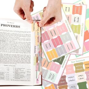 Pestañas Para Biblia En Español Spanish Bible Tabs Earth Tone Bible Book Tabs Catholic for Women and Men, Easy to Read, Apply