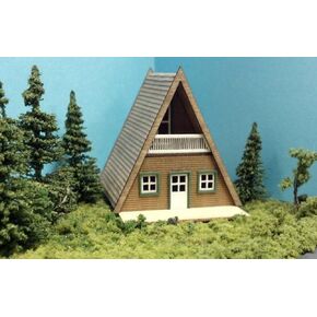 N Scale ** Laser Cut ** A Frame House Kit