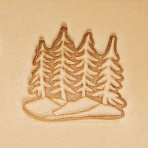 Springfield Leather Company 4 Trees 3D Leather Stamp