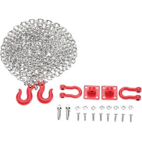 RC Climbing Crawler Car U Shaped Tow Hook Trailer Chain for Safety Chain