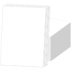 White Cardstock 8.5 x 11, White Cardstock Printer Paper 80lb 100 Sheets, GIGYES Copy Paper for Printer, Watercolor Drawing, Certificate, Invitations