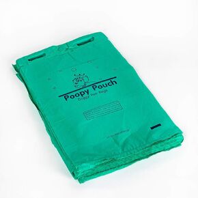 Header Pet Waste Station Bags - 2,400pcs of 8" x 13" Hanging Dog Waste Station Bags - Light, Durable, & Opaque Design - Single-Pull & Easily Disposable Refills