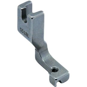 Cutex Left Single Sided Invisible Zipper Foot Compatible Part Number #S518L for Industrial Sewing Machine