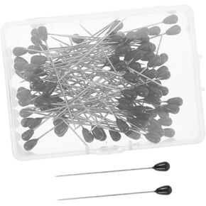 Angoily 100pcs Teardrop Pearl Head Pins Pin Marking Tool for Sewing Quilting DIY Crafts Brooches for Fabric Dressmaking Projects Unique