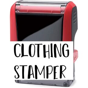 Trodat Clothing Stamp - 15 Font Options - Self-Inking Name Stamp - Up to 2 Lines Self Inking School Uniform Name Stamp