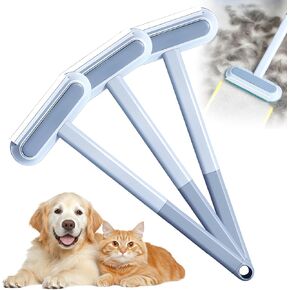 Pets Hair Remover, 2025 New 4 in 1 Pet Hair Removal Tool, Long Handle Dog Hair Remover Brush, Multifunctional Hair Remover Brush for Carpets, Clothes, Bedding (1pcs)