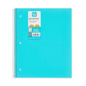 PEN+GEAR POLY 1-Signject Bofber ، College Rected ، 100 ورقة الوزن الثقيلة