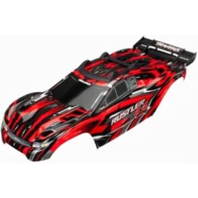 Traxxas TRA6718 Body, Rustler 4X4, Red