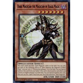 Dark Magician The Magician of Black Magic - INFO-EN006 - Ultra Rare - 1st Edition