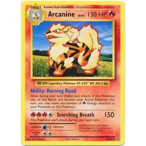 Pokemon - Arcanine (18/108) - XY Evolutions