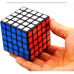Cuberspeed Moyu 5x5 Speed Cube Black 5x5x5 Speed Cube 5 by 5 Black Magic Cube Puzzle