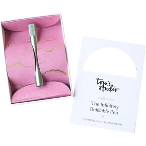 Tom's Studio Lumos Mini | Versatile and Refillable Fineliner Pen in a Pocket Friendly Package | Comes with 11 Tips & 2.5 Ink Reservoir (Matte Black)