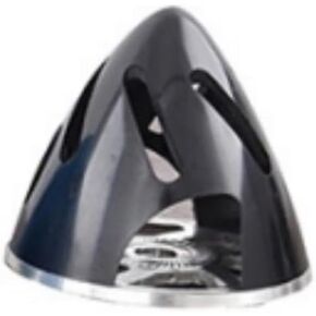 Aluminum Backplate Propeller Hold Hollow Spinner Compatible Compatible with Fixed Wing Flat Bottom 51mm 57mm 63mm 70mm 75mm(75MM Black)