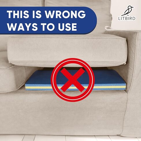 Couch Cushion Inserts Support, Couch Supports for Sagging Cushions, Couch Cushion Replacement for Sagging Seat, 4 PCS, Medium, 20x18 Inches in Saudi Arabia