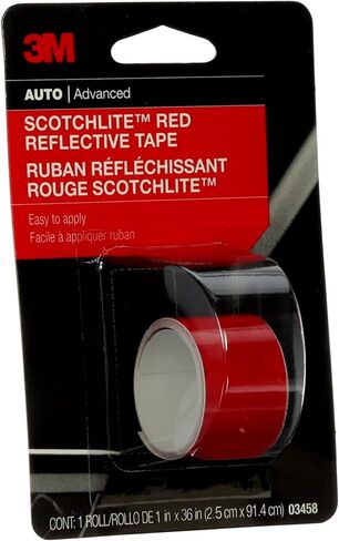 3M Scotchlite Red Reflective Tape, 03459, 2 in x 36 in, 1 Roll in Saudi Arabia