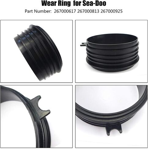 TIKSCIENCE Spark Jet Pump Wear Ring Fit Sea-Doo Seadoo 900 HO Ace Trixx Spark Models 2014-2020 2UP & 3UP, 267000617 267000813 267000925, Black Plastic Ring in Saudi Arabia