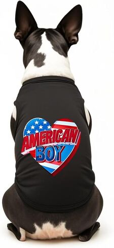 4th of July Dog Outfit Independence Day Dog Shirt Red White and Woof Funny Holiday Pet Clothes in Kuwait