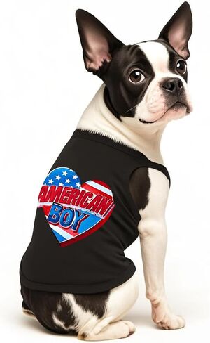 4th of July Dog Outfit Independence Day Dog Shirt Red White and Woof Funny Holiday Pet Clothes in Kuwait