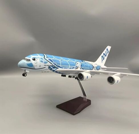 A380 Qatar 1/160 Large Scale Airplane Model -18 inches Airbus a380 Die-cast Airplane Model for Adult -Model Plane with Stand for Aviation Enthusiasts Gifts or Decorations in Saudi Arabia
