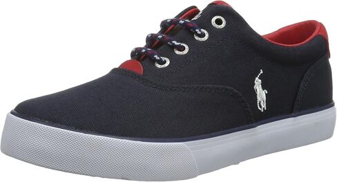 POLO RALPH LAUREN Kids Girl's BAL Harbour II Sneaker, White, 12 Medium US Little Kid in Saudi Arabia