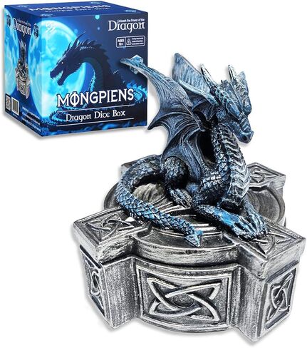 صندوق تخزين التنين-حامل مضغوط لإكسسوارات DND و RPG ، حالة الخيال التي تحمل عنوان التنين (الأرجواني) in Kuwait