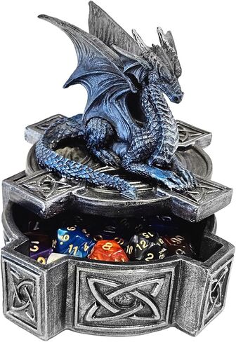 صندوق تخزين التنين-حامل مضغوط لإكسسوارات DND و RPG ، حالة الخيال التي تحمل عنوان التنين (الأرجواني) in Kuwait