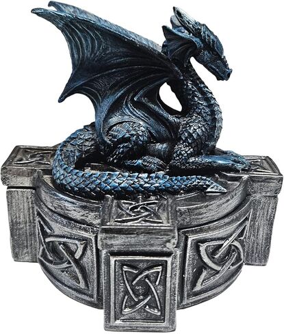 صندوق تخزين التنين-حامل مضغوط لإكسسوارات DND و RPG ، حالة الخيال التي تحمل عنوان التنين (الأرجواني) in Kuwait