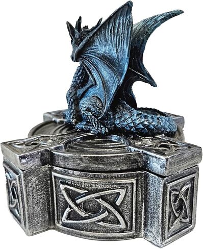 صندوق تخزين التنين-حامل مضغوط لإكسسوارات DND و RPG ، حالة الخيال التي تحمل عنوان التنين (الأرجواني) in Kuwait