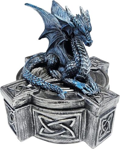 صندوق تخزين التنين-حامل مضغوط لإكسسوارات DND و RPG ، حالة الخيال التي تحمل عنوان التنين (الأرجواني) in Kuwait