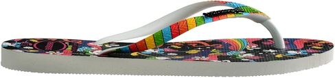 شبشب Havaianas النسائي النحيف من ديزني - صنادل عصرية ميني ماوس - ليمون وردي، 11/12 عرض - 9/10 شهرًا in Saudi Arabia