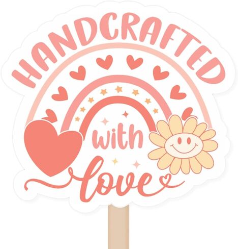 Your Order Made My Day Stickers, Cute Pink Floral Rainbow Stickers,Small Business Stickers,Handmade Business Sticker,Thank You Small Business Stickers for Packages, 400 PCS in Saudi Arabia