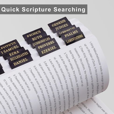 RETTACY Bible Tabs, for Women & Men, 66 Tabs for Old & New Testament, Additional 18 Tabs for Apocrypha, Bible Study Supplies & Christian Gifts (Brown) in Saudi Arabia