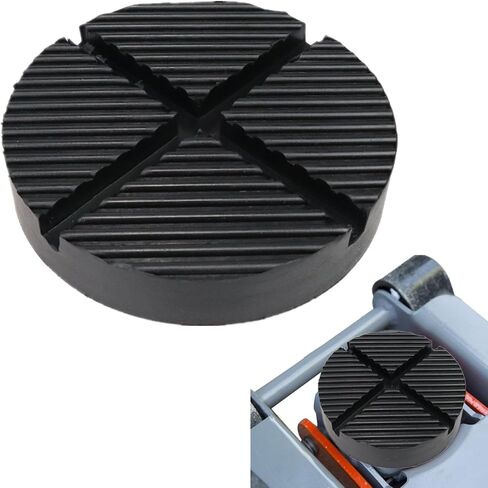 4 Pack Rubber Pads for Floor Jack and Jack Stands 2Ton - 4Ton, Universal Rubber Slotted Frame Rail Pinch welds Protector in Saudi Arabia