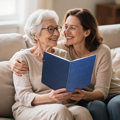 End of Life Planner B5 with Tabs - "I'm Dead Now" Affairs Organizer & Estate Planning Workbook for Seniors: Sorry It's Your Problem Now Death Planner for Final Arrangements & Funeral Wishes, Blue in Saudi Arabia